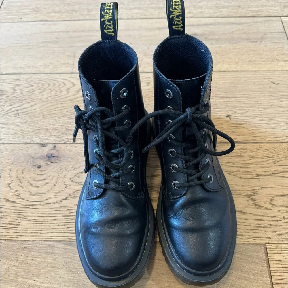 Dr. Martens Luana‎ Boots Black Leather Women’s Size 7